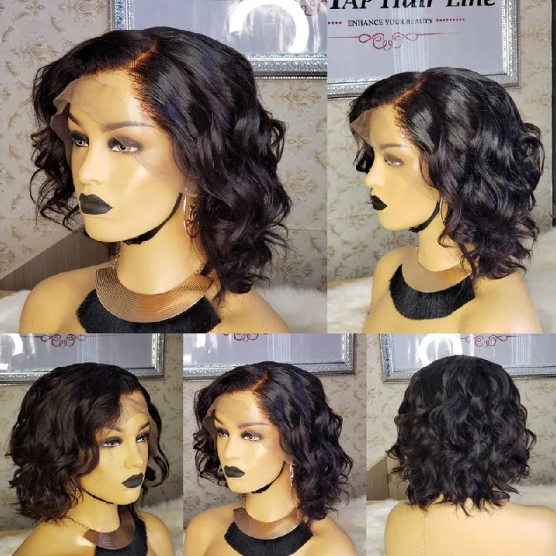 10inch wavy 13a Peruvian bob