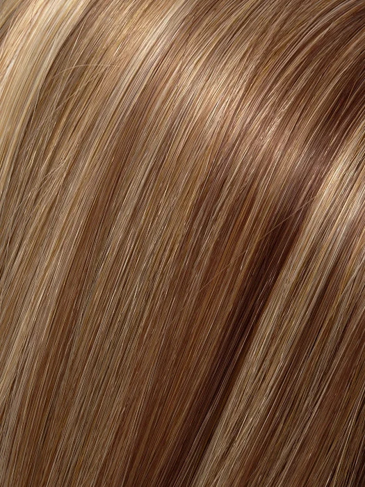 14/26 | New York Cheesecake | Med Natural Gold Brown & Lt Red-Gold Blonde Blend w/ Pale Natural Blonde Highlights