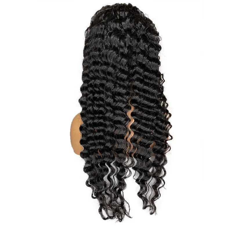 8A Malaysian Deep Wave U Part Human Hair Wig