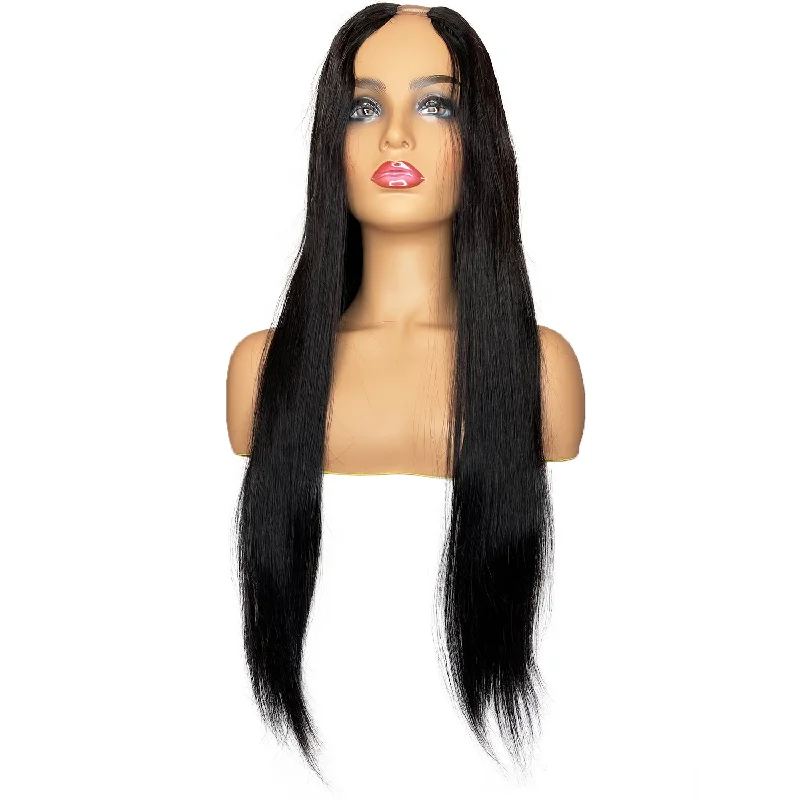 8A Malaysian Straight U Part Human Hair Wig