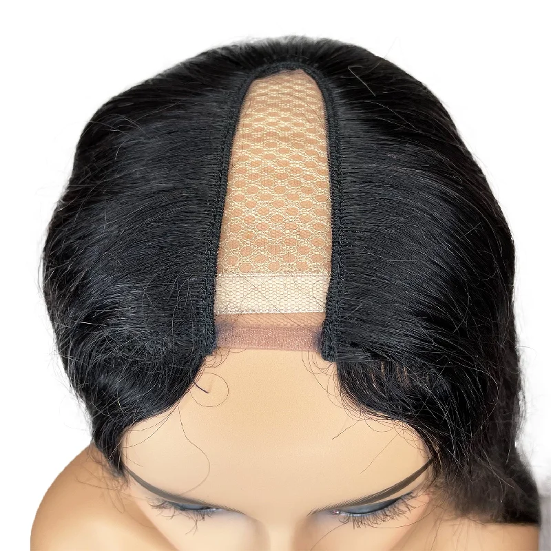 8A Malaysian Straight U Part Human Hair Wig