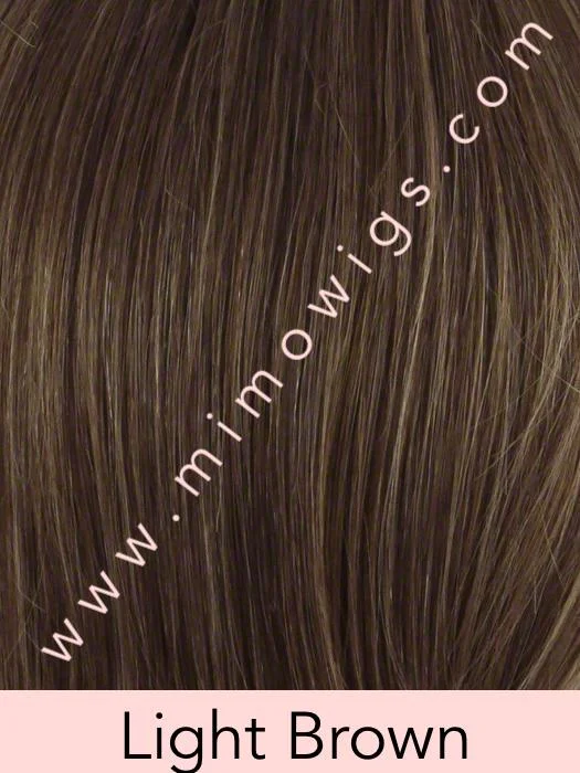 Included / LIGHT BROWN ••• Medium Brown with Lighter Brown Natural highlights