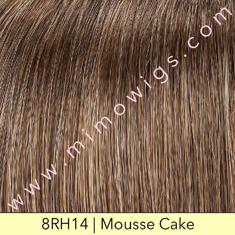 Included / 8RH14 • MOUSSE CAKE | Med Brown w/ 33% Med Natural Blonde Highlights / Average