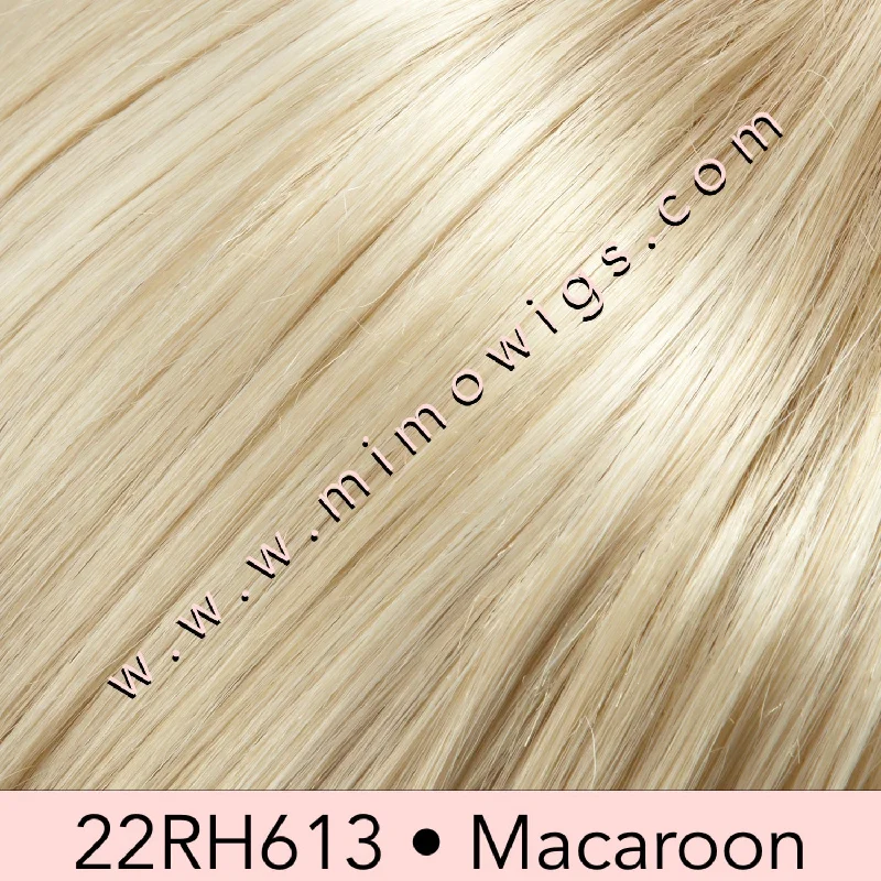 Included / 22RH613 • MACAROON | Light Ash Blonde with 33% Pale Natural Gold Blonde Highlights / Average