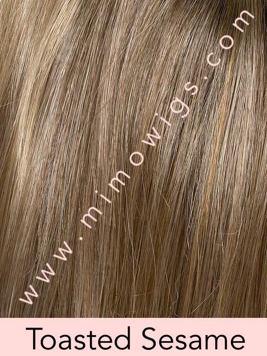 Included / TOASTED SESAME ••• Medium Brown roots with overall Warm Cinnamon base & Golden Blonde highlights / Average