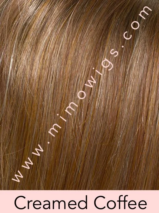 Included / CREAMED COFFEE ••• Medium brown roots & base with cinnamon & gold blonde highlights