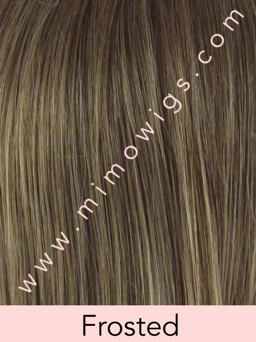 Included / FROSTED ••• Light Brown with Wheat Blonde blended highlights