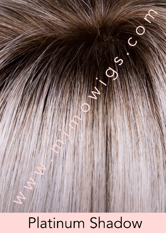 Included / PLATINUM SHADOW ••• Lightest cool tone blonde with dark roots