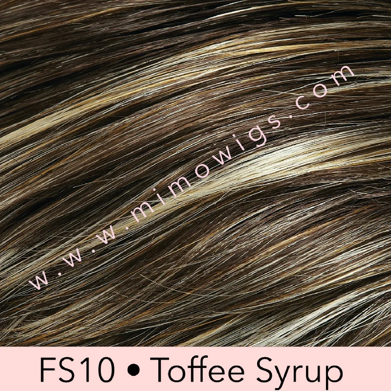 Excluded / FS10 • TOFFEE SYRUP | Light Brown w/ Natural Gold Blonde Bold Highlights / Average