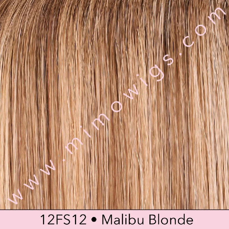 Excluded / 12FS12 • MALIBU BLONDE |  Light Gold Blonde & Pale Natural Blonde Blend Shaded with Light Brown / Average