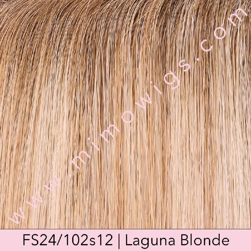 Excluded / FS24/102s12 • LAGUNA BLONDE | Light Natural Gold Blonde w/ Pale Natural Gold Blonde Bold Highlights & Shaded w/ Light Gold Brown / Average