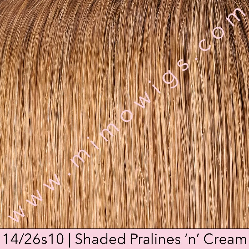 Excluded / 14/26s10 • SHADED PRALINES ’n’ CREAM | Lt Gold Blonde & Med Red-Gold Blonde Blend Shaded w/ Lt Brown / Average