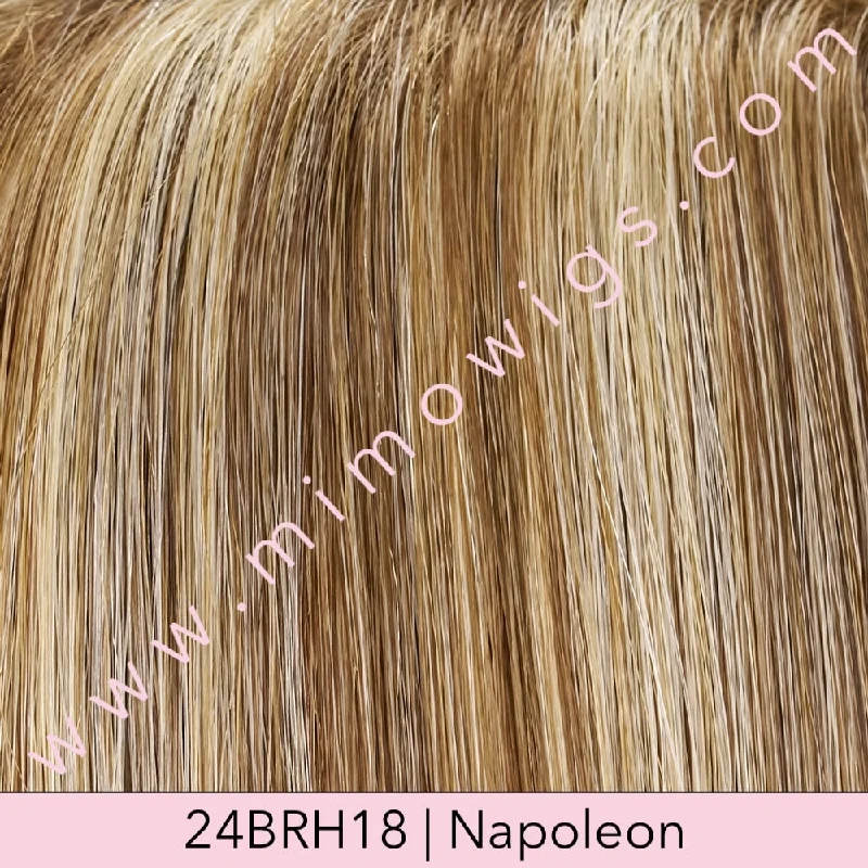 Excluded / 24BRH18 • NAPOLEON | Dark Natural Ash Blonde with 33% Light Gold Blonde Highlights / Petite