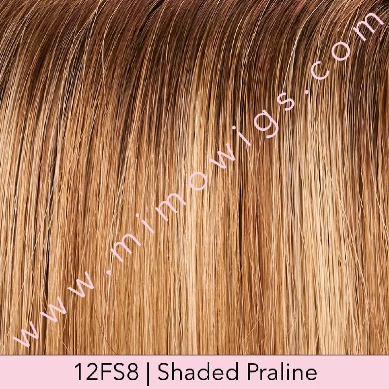 Excluded / 12FS8 • SHADED PRALINE | Light Gold Blonde & Pale Natural Blonde Blend + shaded with Dark Brown / Petite