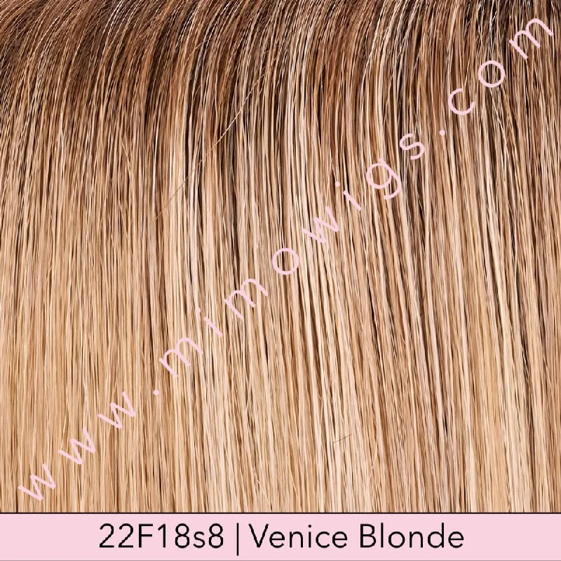 Excluded / 22F16s8 • VENICE BLONDE | Light Ash Blonde & Light Natural Blonde Blend Shaded with Med Brown / Petite