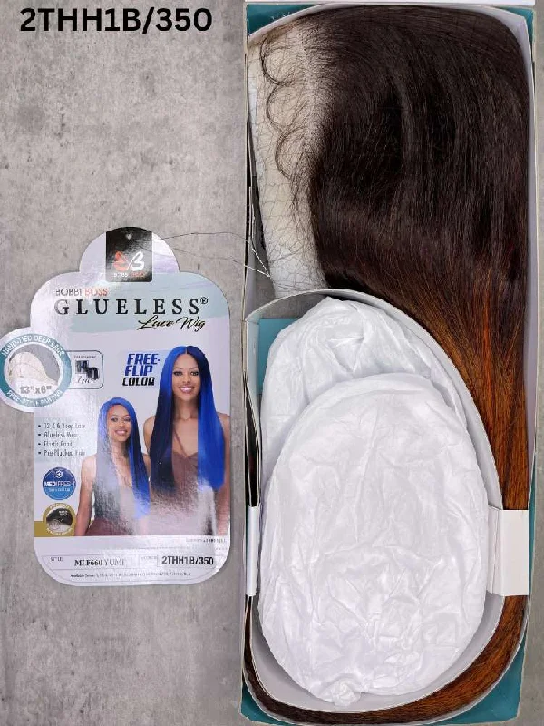 Bobbi Boss 13x6 Glueless Lace Frontal Wig - MLF660 Yumi