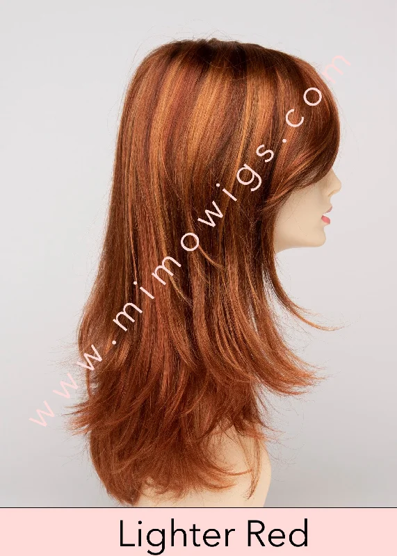 Included / LIGHT RED ••• Light red base with subtle Blonde Brown & Auburn highlights / Average