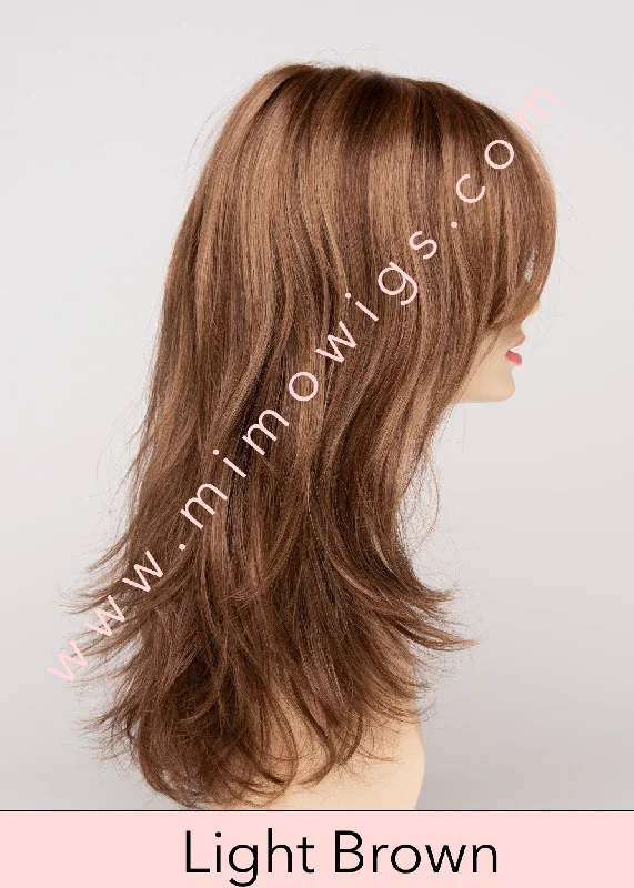 Included / LIGHT BROWN ••• Medium Brown with Lighter Brown Natural highlights / Average