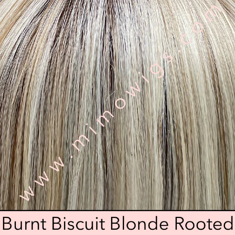 Excluded / BURNT BISCUIT BLONDE ROOTED • 10/16/88+8 | Slightly warm blend of sandy blonde w/ hint of honey+creamy soft blonde w/ mixture of medium root / Average