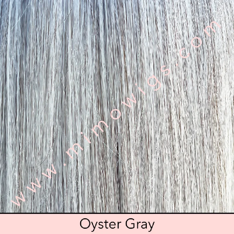 Included / OYSTER GRAY • 56/60 |  Unrooted grey - A mixture of lightest grey w/ hint of white creating natural but fashionable grey mix / Average