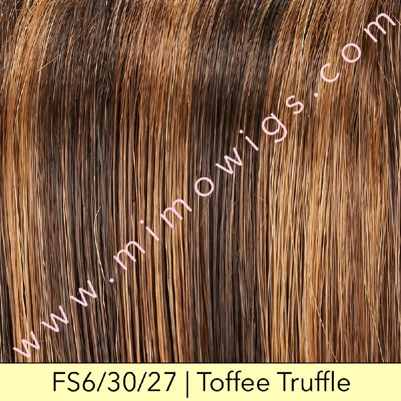 Excluded / FS6/30/27 • TOFFEE TRUFFLE | Brown & Med Red-Gold w/ Med Red-Gold Blonde Blend w/ Med Red Gold Blonde Bold Highlights / Large