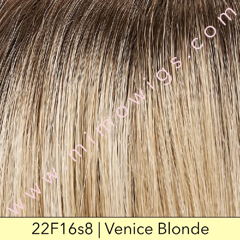 Excluded / 22F16s8 • VENICE BLONDE | Light Ash Blonde & Light Natural Blonde Blend Shaded with Med Brown / Large