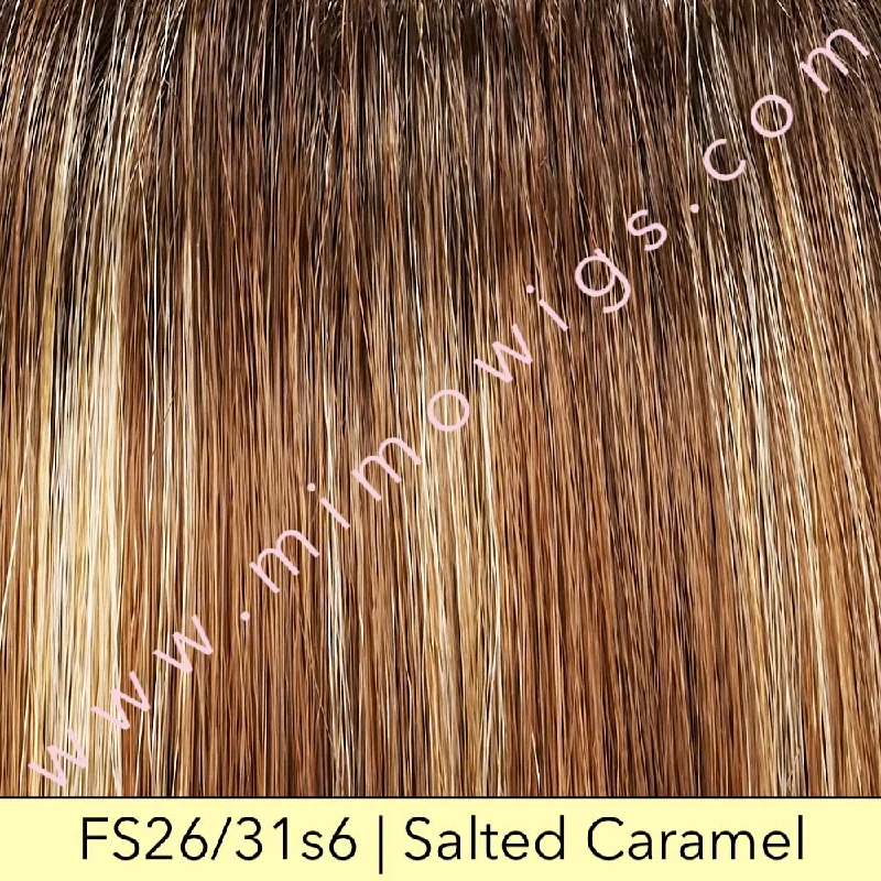 Excluded / FS26/31s6 • SALTED CARAMEL | Med Natural Red Brown w/ Med Red Gold Blonde Bold Highlights & Shaded with Brown / Large