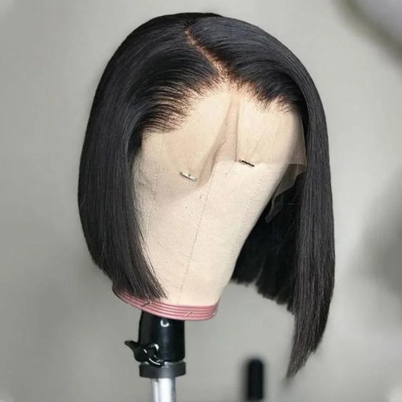 Cami | Glueless Bob Real Pre-plucked 13X4 Full Frontal Invisible Swiss/HD Lace Wig