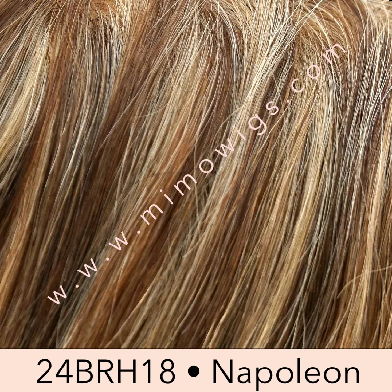 Excluded / 24BRH18 • NAPOLEON | Dark Natural Ash Blonde with 33% Light Gold Blonde Highlights / Petite