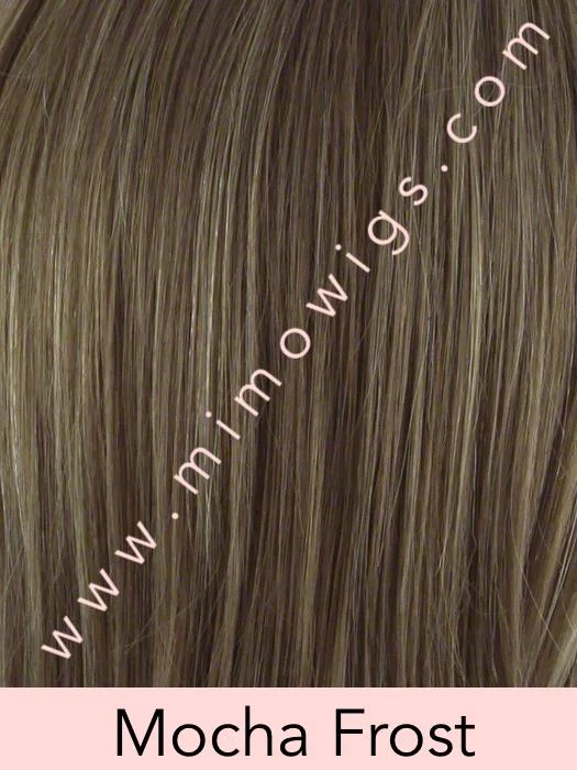 Included / MOCHA FROST ••• Light Brown blended with Golden Blonde / Average