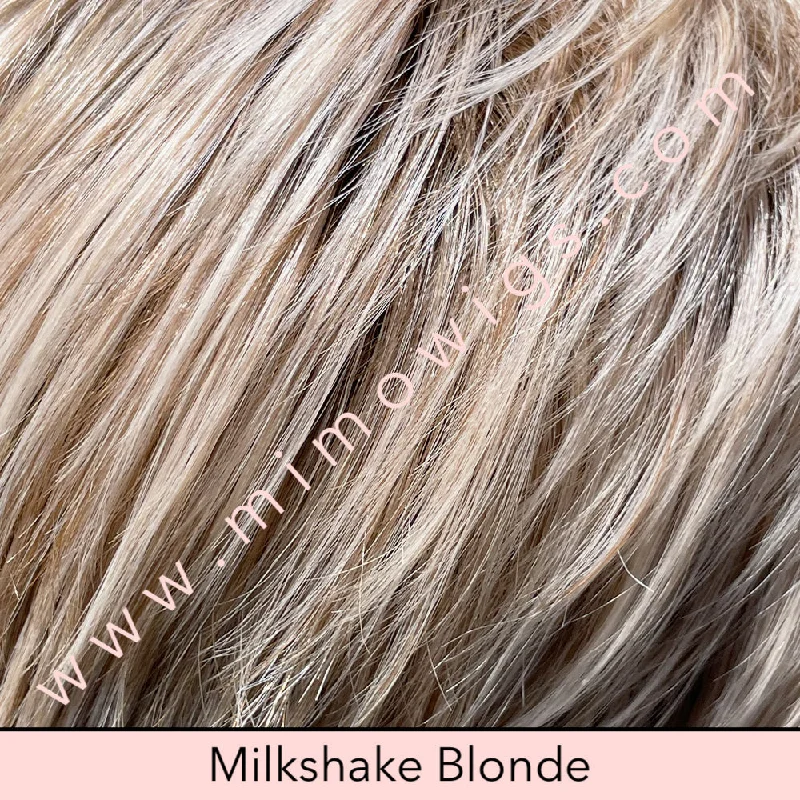 Included / MILKSHAKE BLONDE ROOTED | 12/19/23+8 |  Mixture of Lt sandy brown highlighted w/ Lt ash blonde w/ a hint of Lt platinum blonde w/ Med root colour / Average