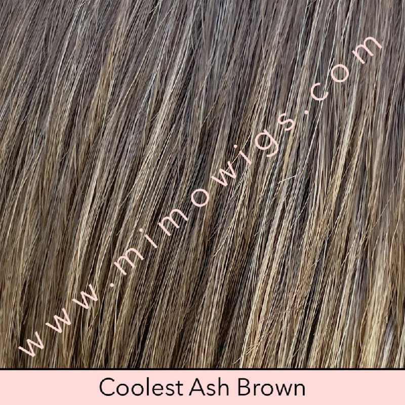 Excluded / COOLEST ASH BROWN | 8/14 |  Unrooted shade - a combination of Lt ash brown w/ cool medium brown & a hint of subtle fine dark blonde / Average