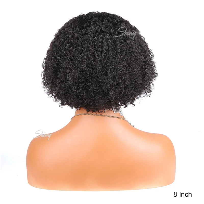 Dalley | Kinky Curly Bob 5X5 HD Lace Closure Wig Pre-Cut 4C Edges Wear And Go