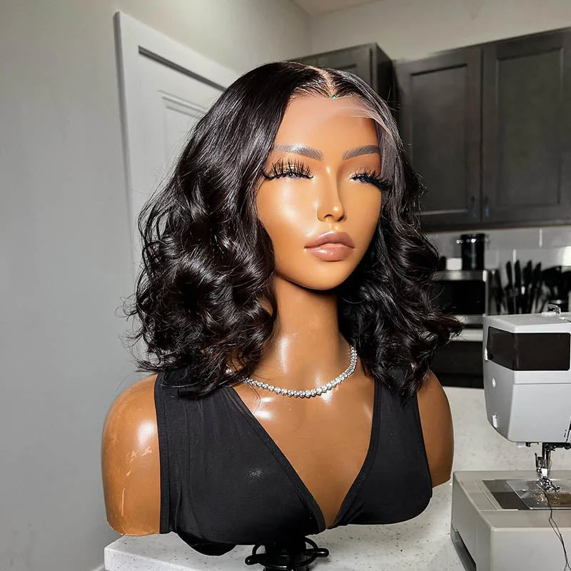 Darcel | Bounce Curly 5x5 HD Lace Bob Wig Myshinywigs