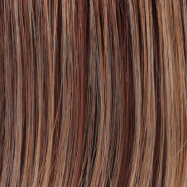 R33LF24 | Dark Auburn Lightening to Golden Blonde Mix in Front