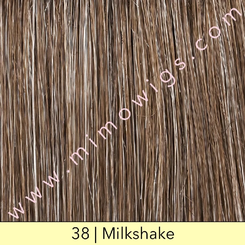 Excluded / 38 • MILKSHAKE | Med Brown with 35% Light Grey / Average