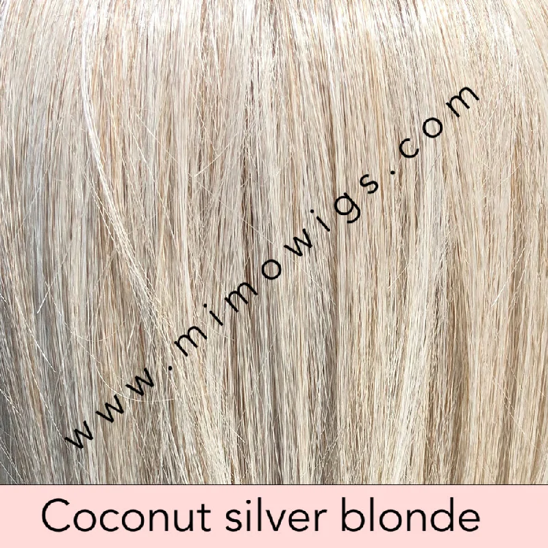 Included / COCONUT SILVER BLONDE • 17/101B |  Platinum blonde & Pale Ash Blonde w/ Pale Silver Blonde & Soft White Blend / Average