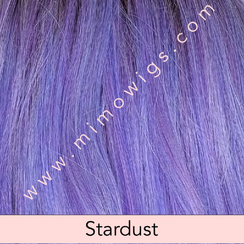 Included / STARDUST • 22/2R12 ••• A cool toned vibrant purple shade with light brown rooting / Average