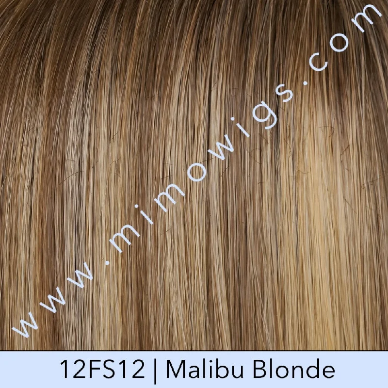 Excluded / 12FS12 • MALIBU BLONDE |  Light Gold Blonde & Pale Natural Blonde Blend Shaded with Light Brown / Average