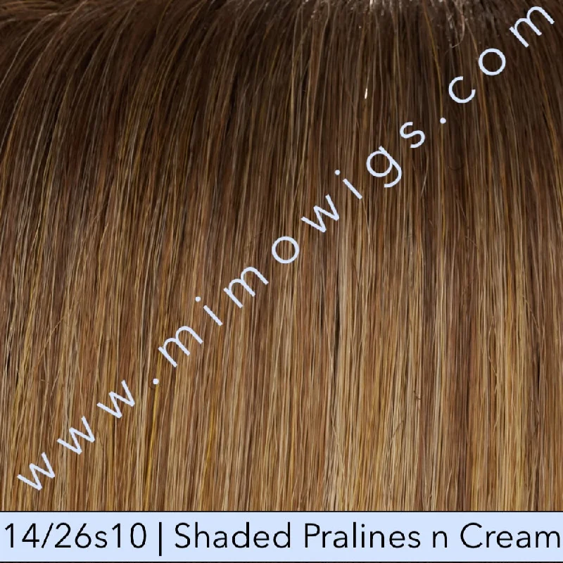 Excluded / 14/26s10 • SHADED PRALINES ’n’ CREAM | Lt Gold Blonde & Med Red-Gold Blonde Blend, Shaded w/ Lt Brown / Average