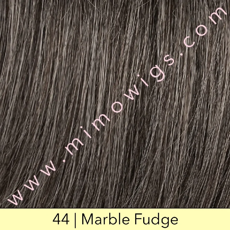 Excluded / 44 • MARBLE FUDGE | Pure White with 35% Dark Natural Brown / Average