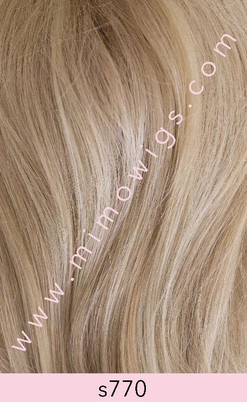 Included / s770 - warm blonde with platinum & creamy highlights / Petite-Average