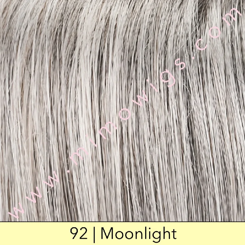 Excluded / 92 • MOONLIGHT | Cool flash front deepening to a midnight shade at the nape. An almost ombré appearance. / Average