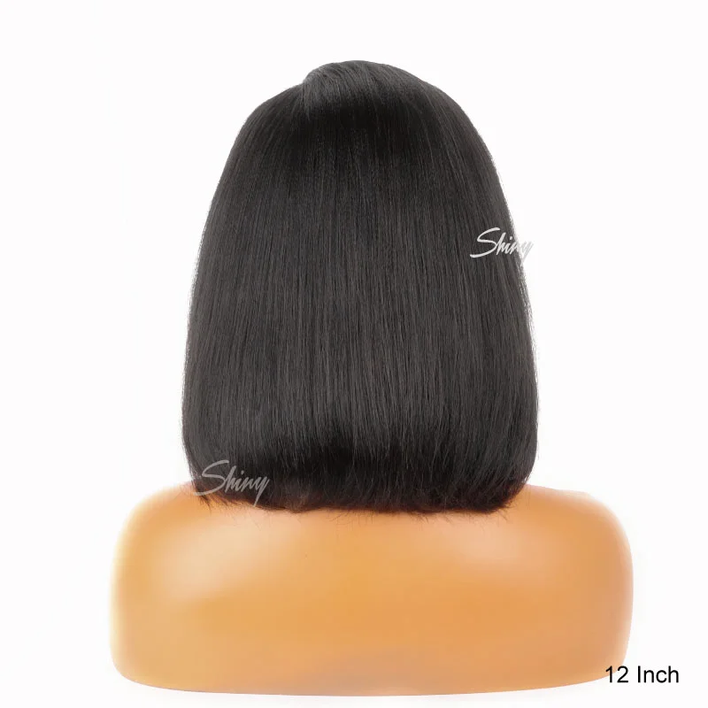 Kyra | 5x5 Super Glueless Yaki Straight Left Parted Bob Wig HD lace