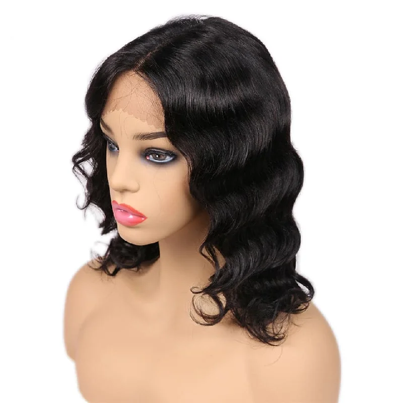 Loose Deep Short Bob T-Part Lace Front Wig