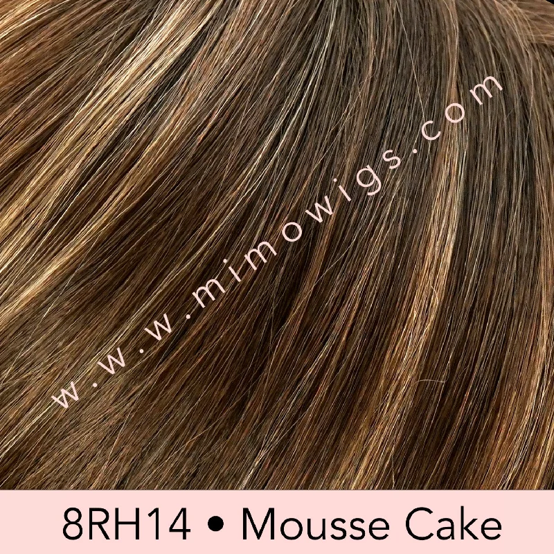 8RH14 • MOUSSE CAKE | Med Brown w/ 33% Med Natural Blonde Highlights / AVERAGE