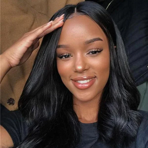 Cranberry Body Wave Lace Closure Bob Wigs Short Malaysian Human Hair Wigs For Black Women