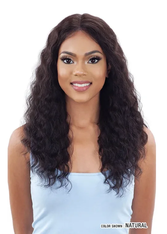 MAYDE LACE and LACE 100% Human Hair Wig - NATURAL LOOSE CURL