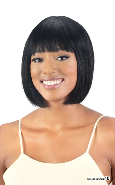 MAYDE MOCHA 100% Human Hair Blend Wig- PEACH