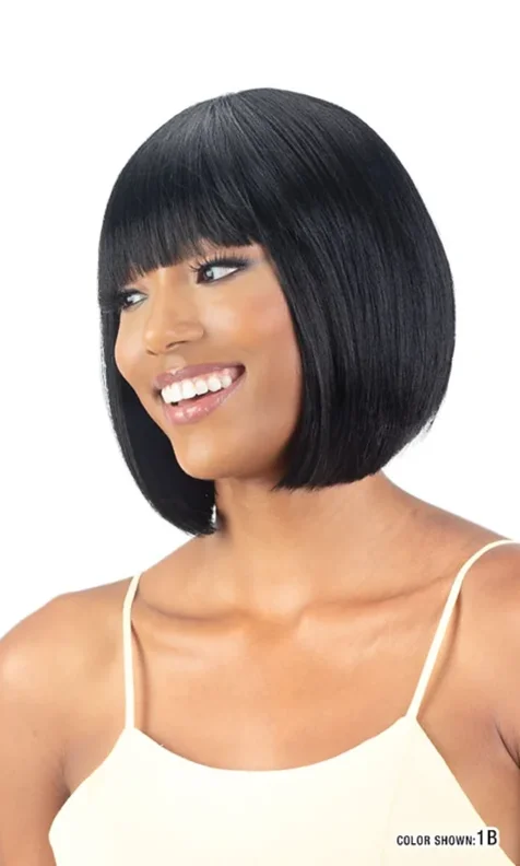 MAYDE MOCHA 100% Human Hair Blend Wig- PEACH